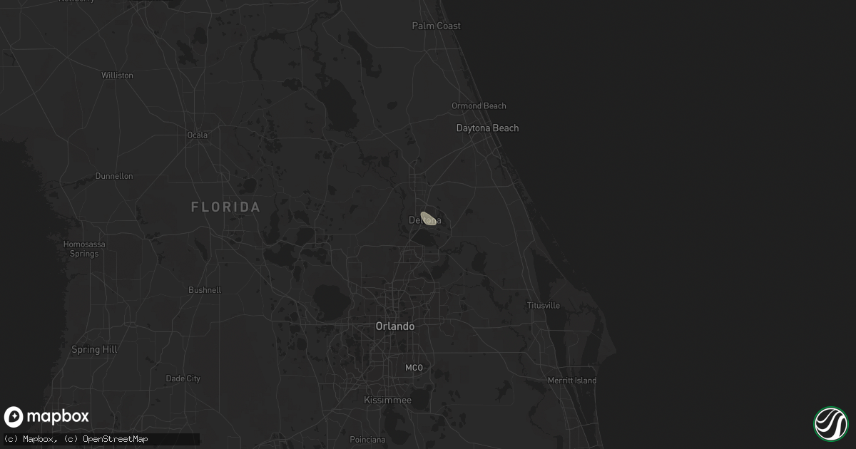 Hail map in Deltona, FL on June 1, 2016