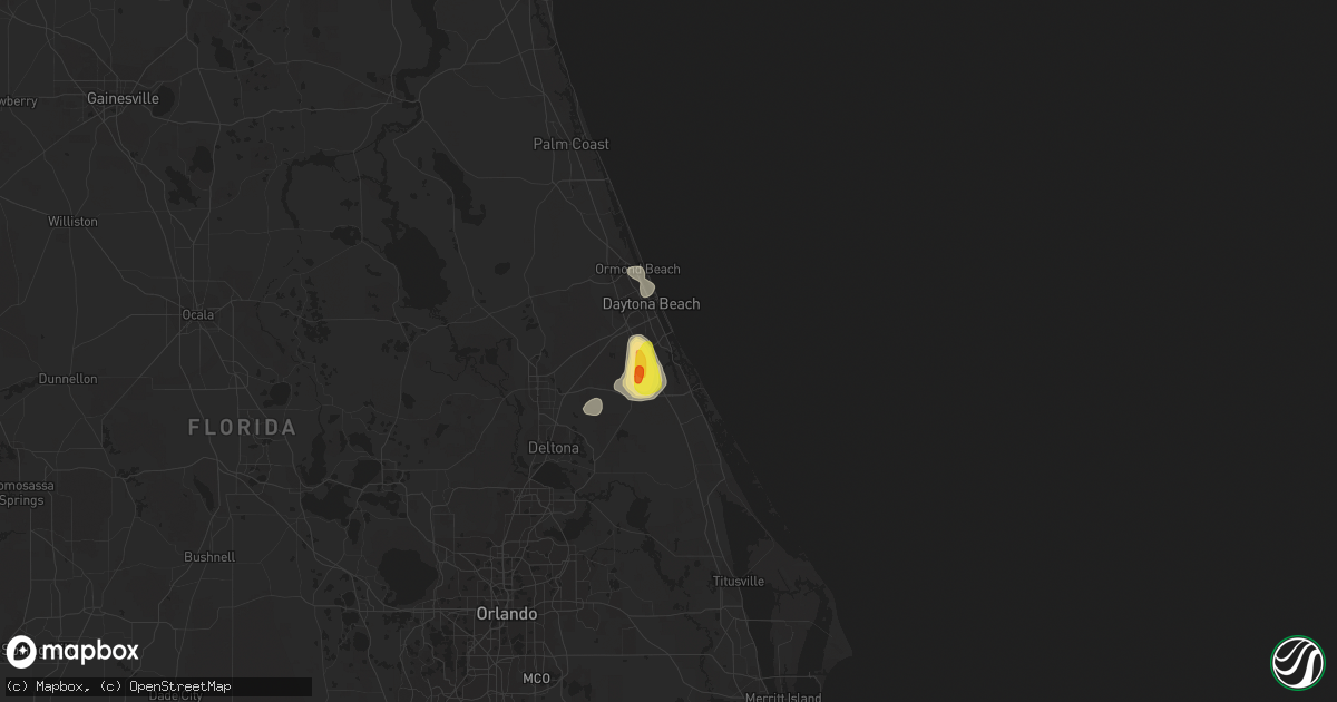 Hail map in Port Orange, FL on June 1, 2017
