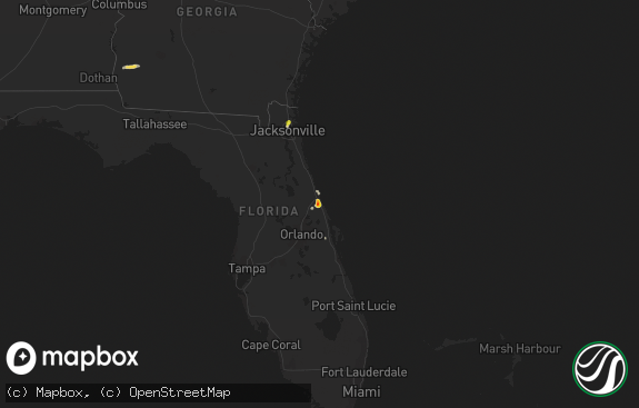 Hail map preview on 06-01-2017