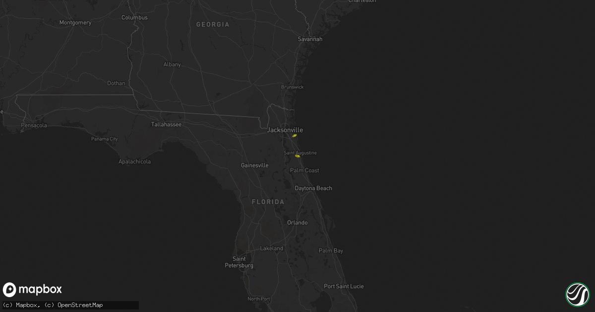 Hail map on June 1, 2018