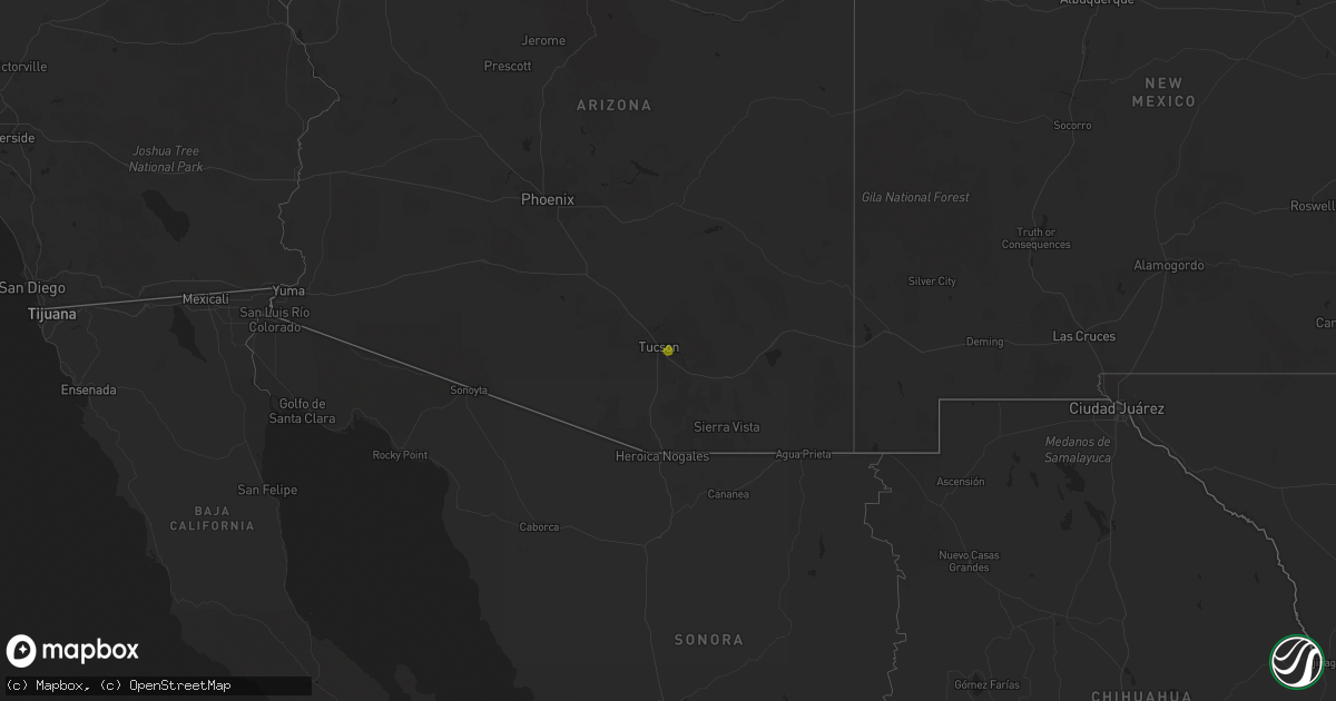 Hail map on June 1, 2020