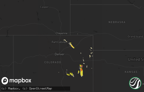 Hail map preview on 06-01-2021