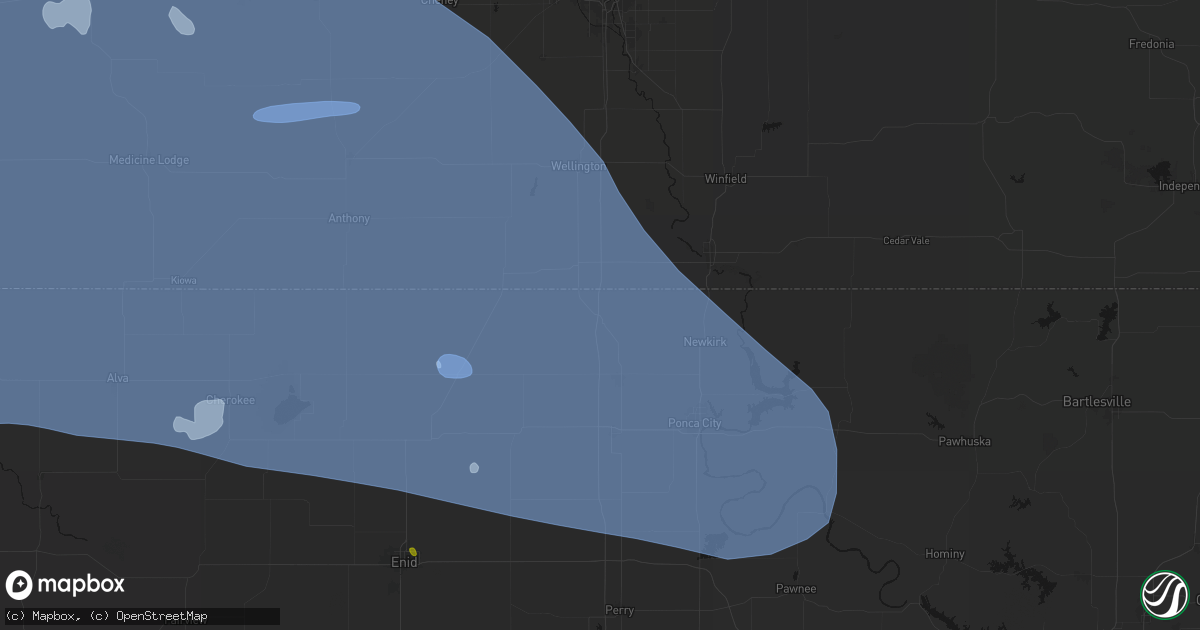 Hail map in Braman, OK on June 1, 2026
