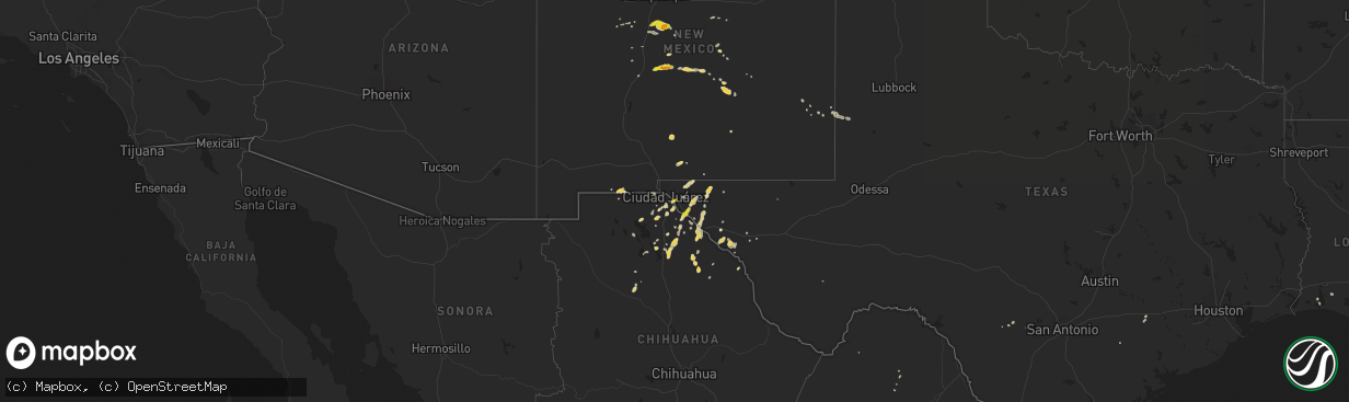 Hail map on June 2, 2013