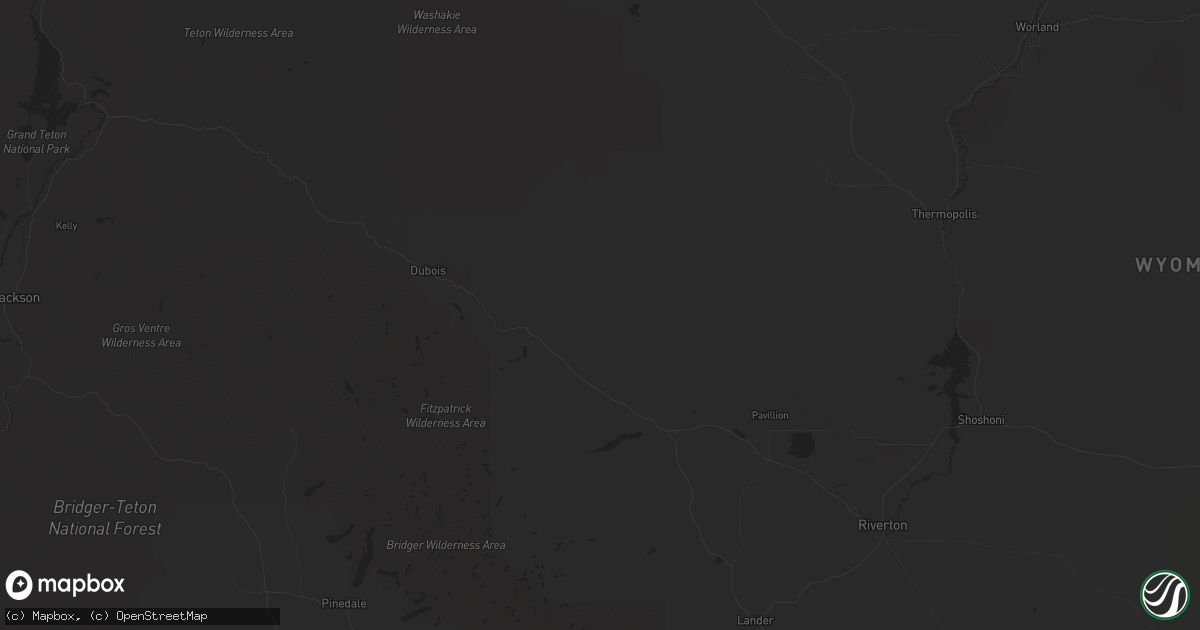 Hail map in Batesland, SD on June 2, 2014
