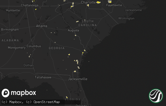 Hail map preview on 06-02-2015