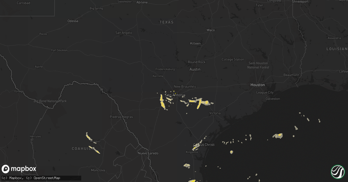 Hail map on June 2, 2016