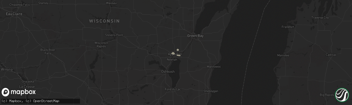 Hail map in Appleton, WI on June 2, 2017