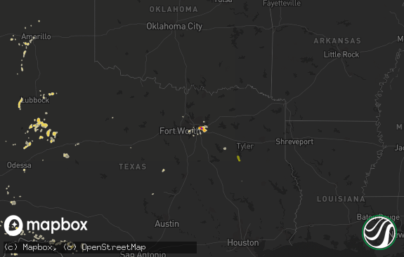 Hail map preview on 06-02-2017