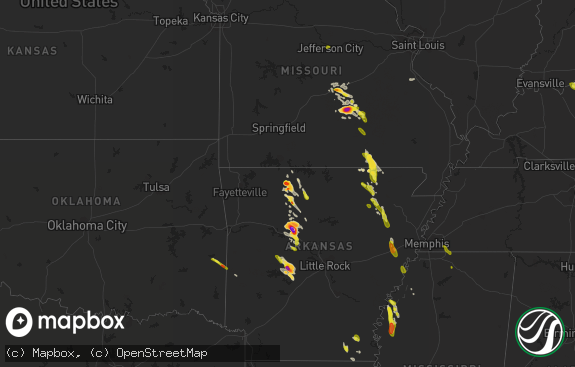 Hail map preview on 06-02-2018