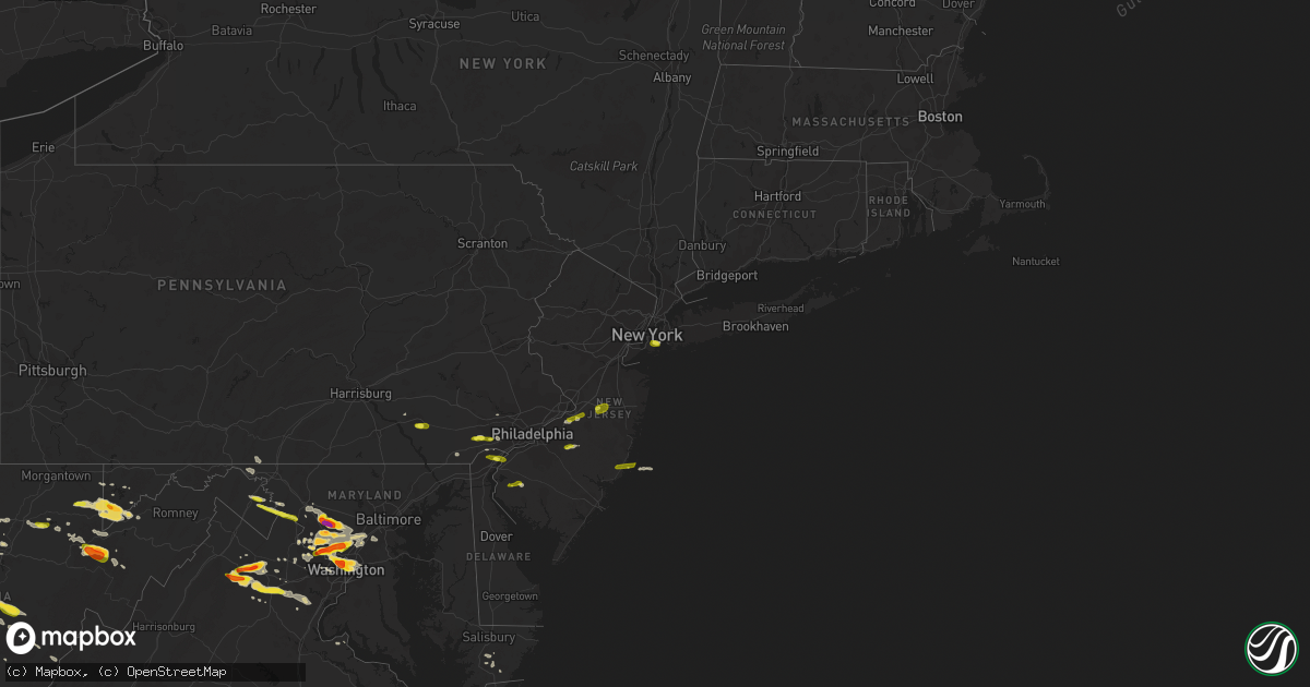Hail map on June 2, 2019