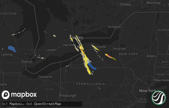 Hail map preview on 06-02-2020