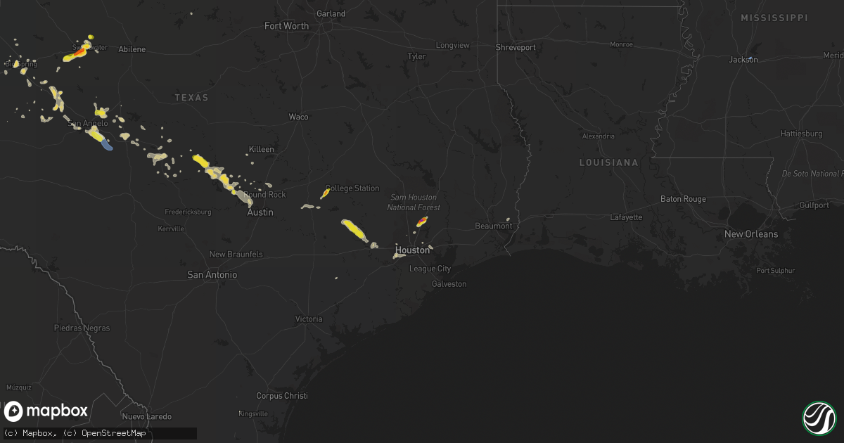 Hail map on June 2, 2021