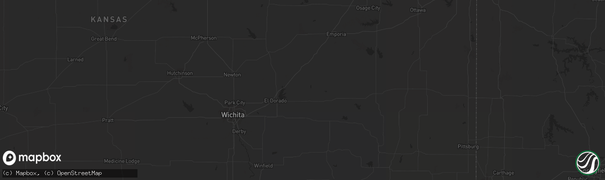 Hail map in Morton, TX on June 2, 2023