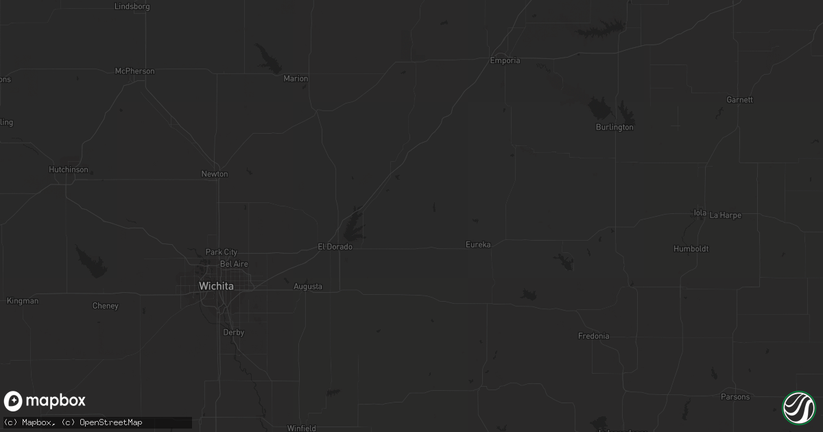 Hail map in Portis, KS on June 2, 2023