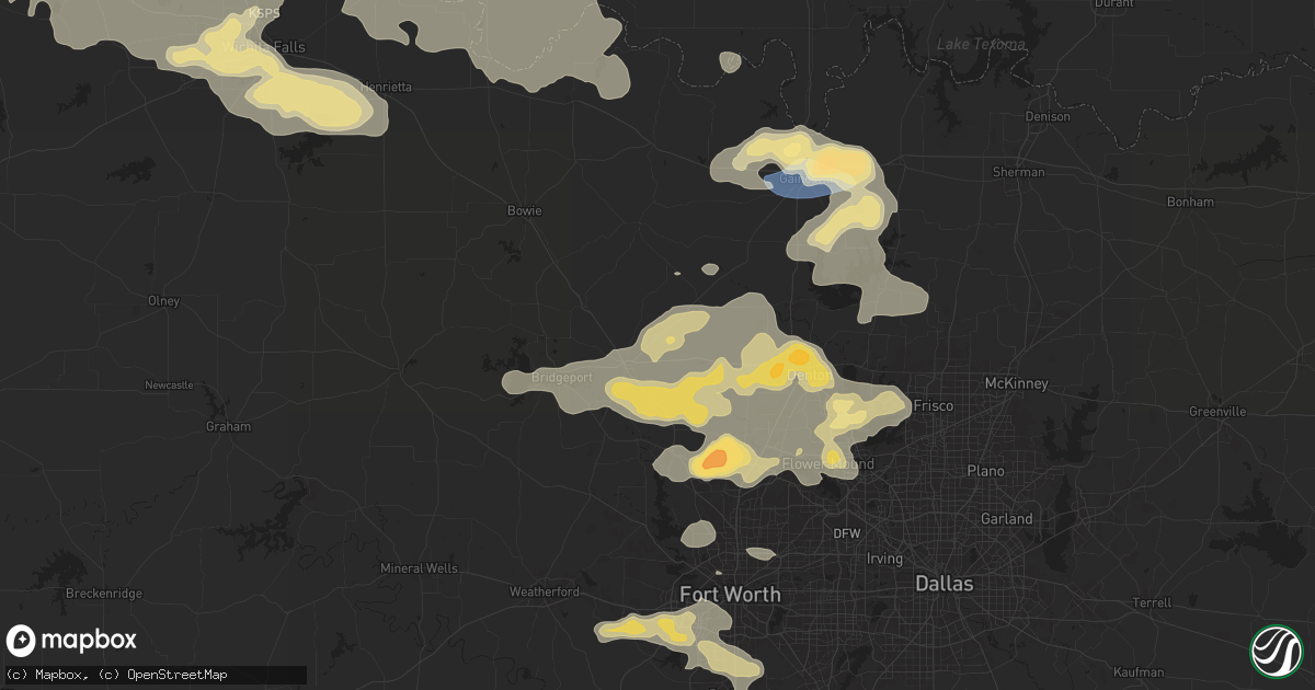Hail map in Decatur, TX on June 2, 2024