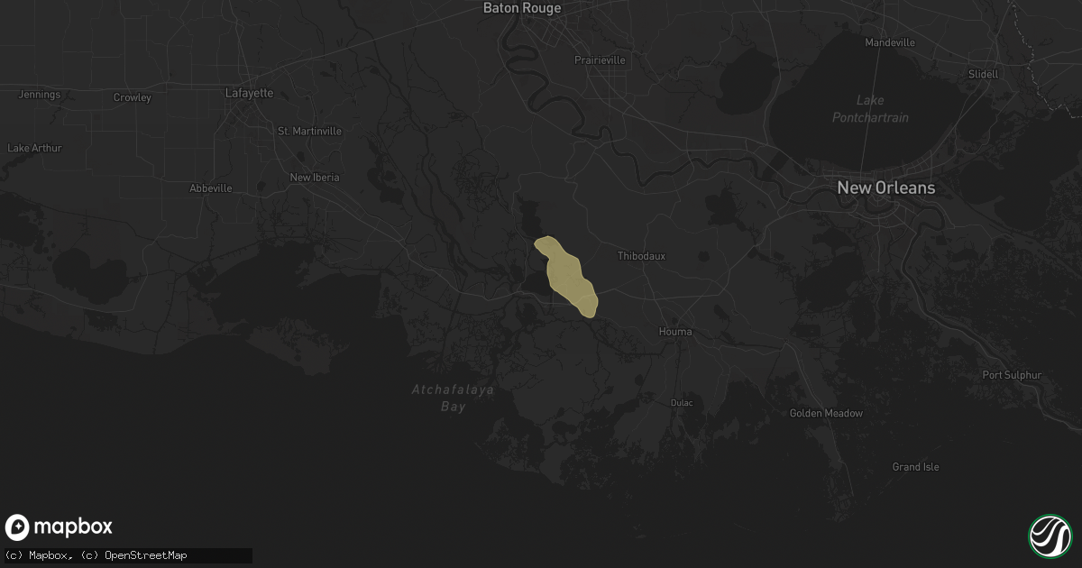 Hail map in Morgan City, LA on June 2, 2024