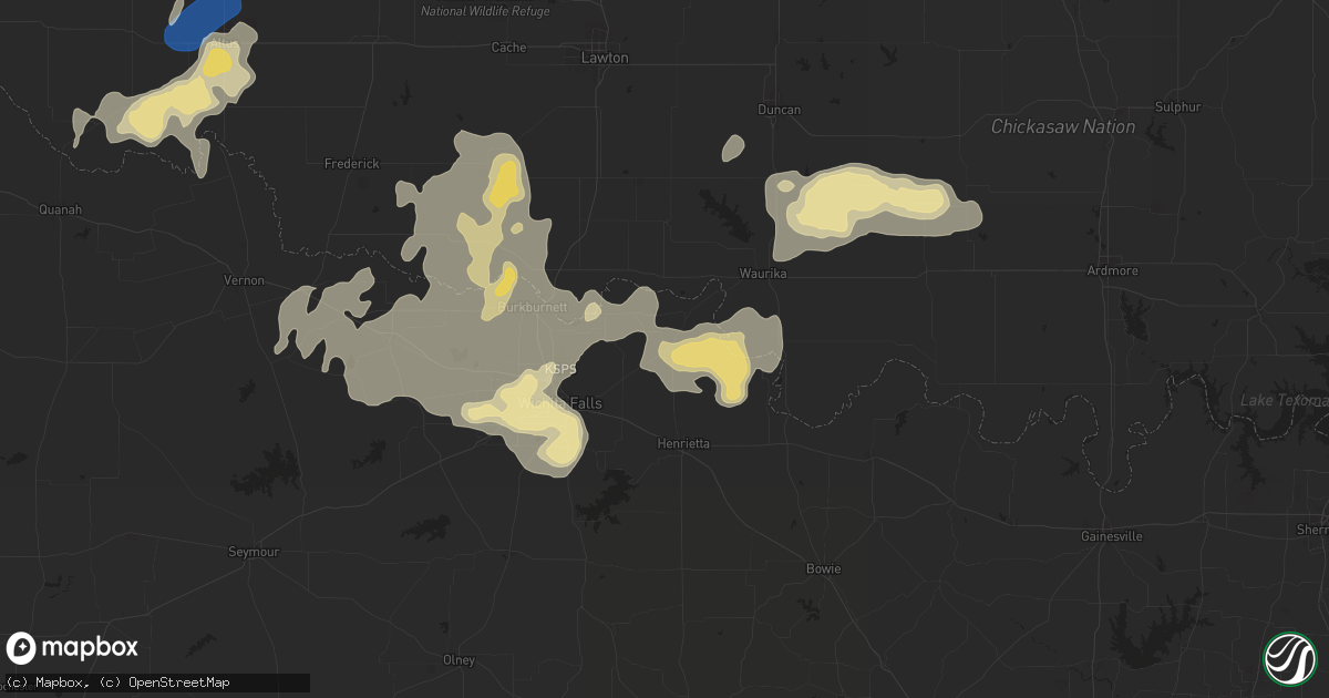 Hail map in Petrolia, TX on June 2, 2024