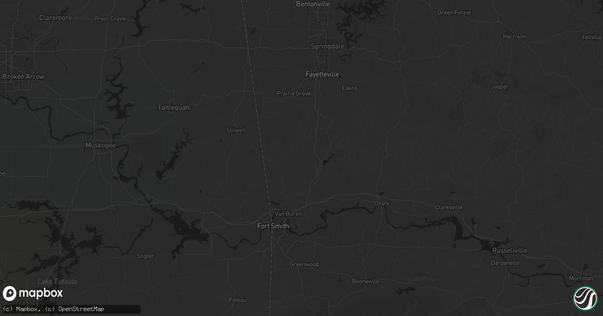 Hail map in Chester, AR on June 2, 2026