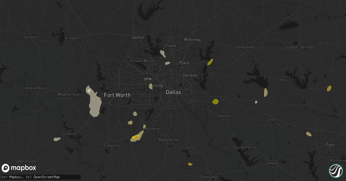 Hail Map in Dallas, TX on June 2, 2026 - HailTrace