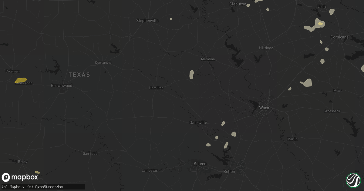 Hail map in Jonesboro, TX on June 2, 2026