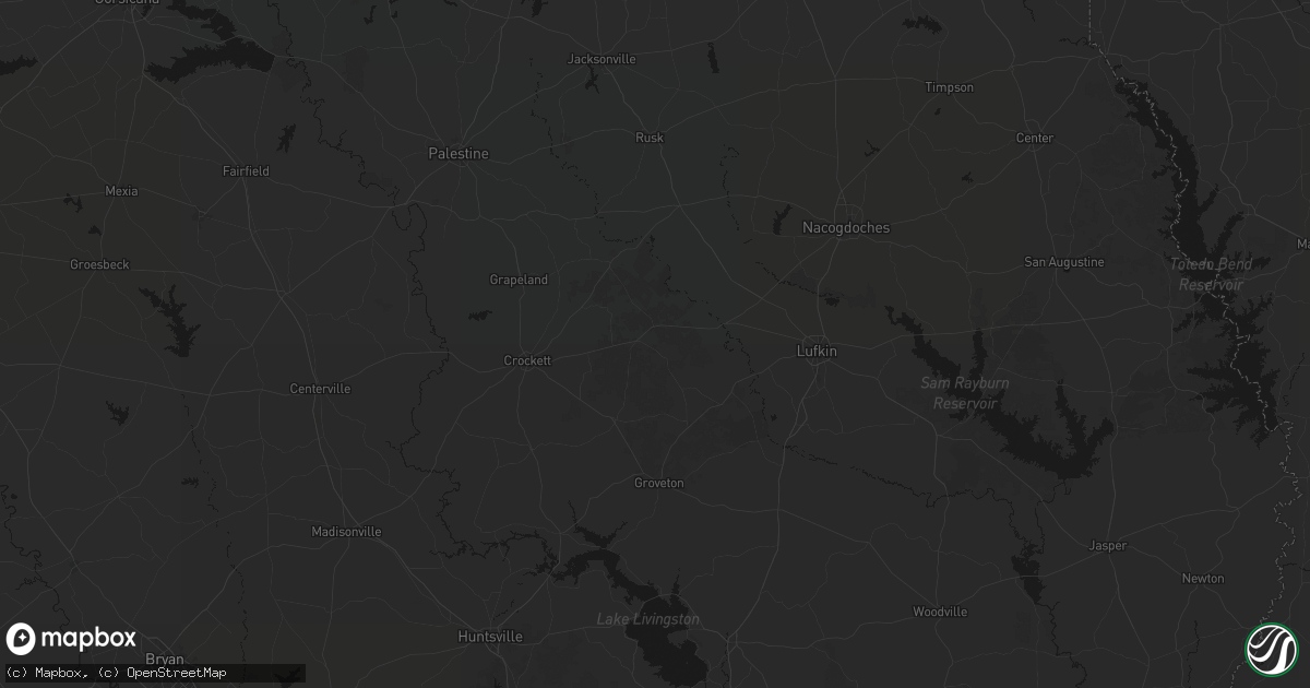 Hail map in Kennard, TX on June 2, 2026