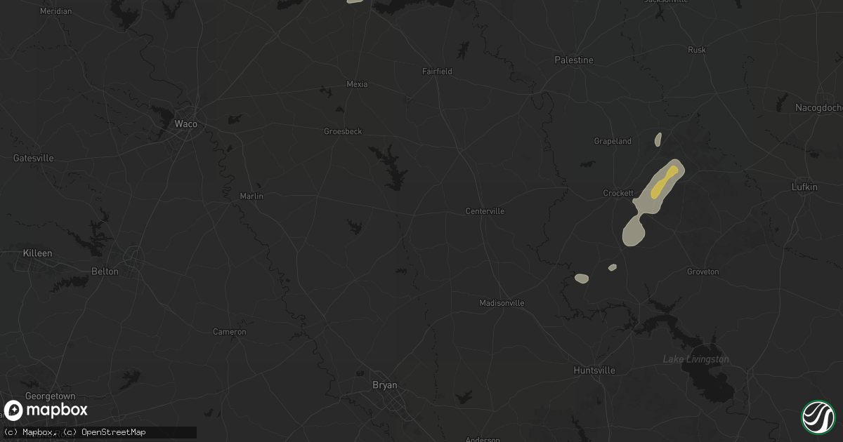 Hail map in Marquez, TX on June 2, 2026