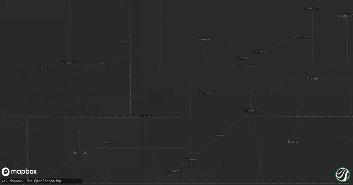 Hail map in Rolla, KS on June 2, 2026