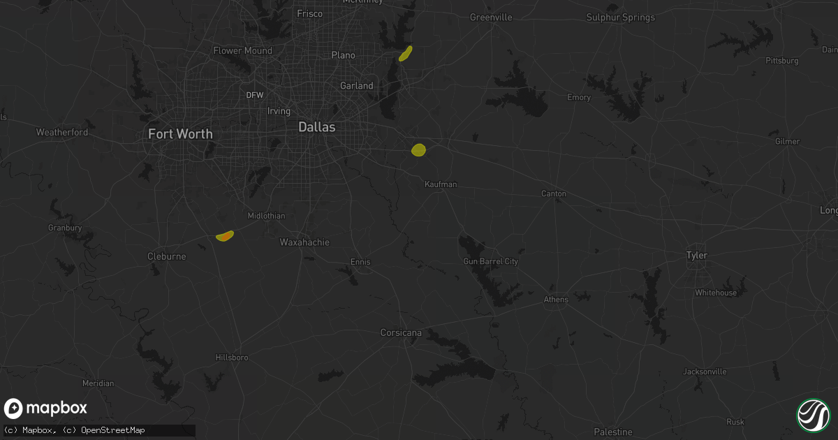 Hail map in Scurry, TX on June 2, 2026
