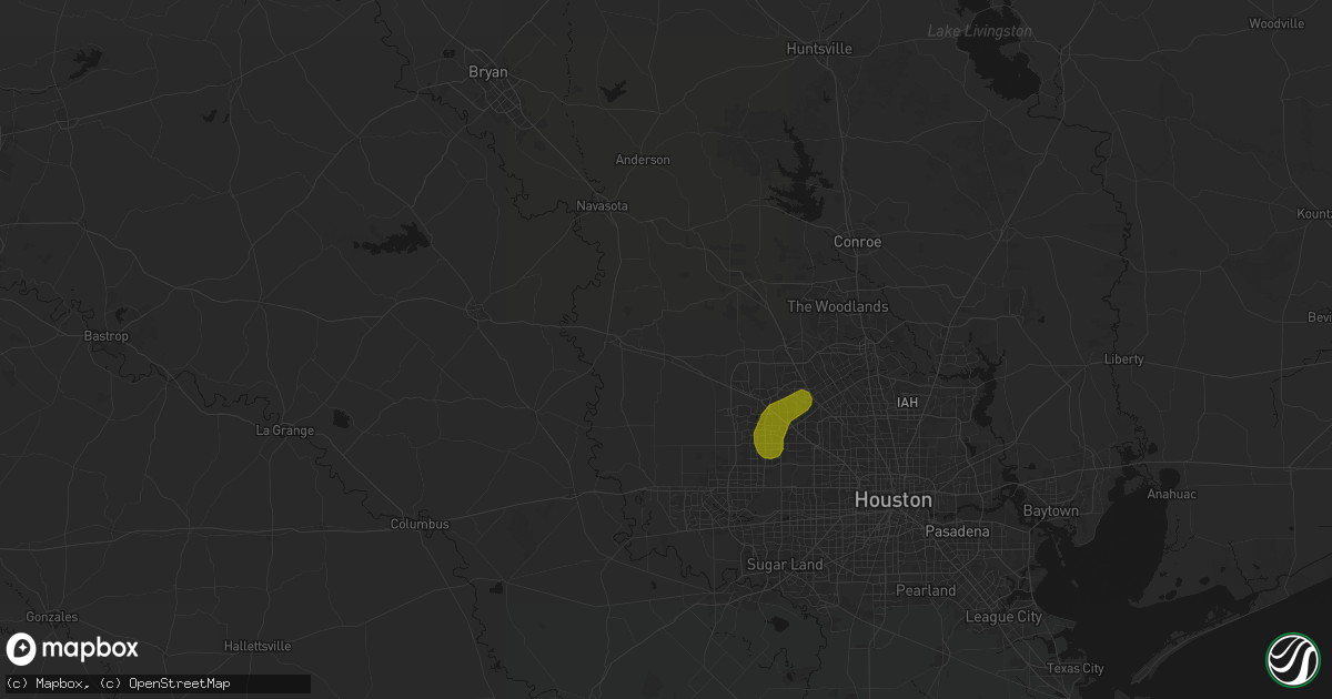 Hail map in Waller, TX on June 2, 2026