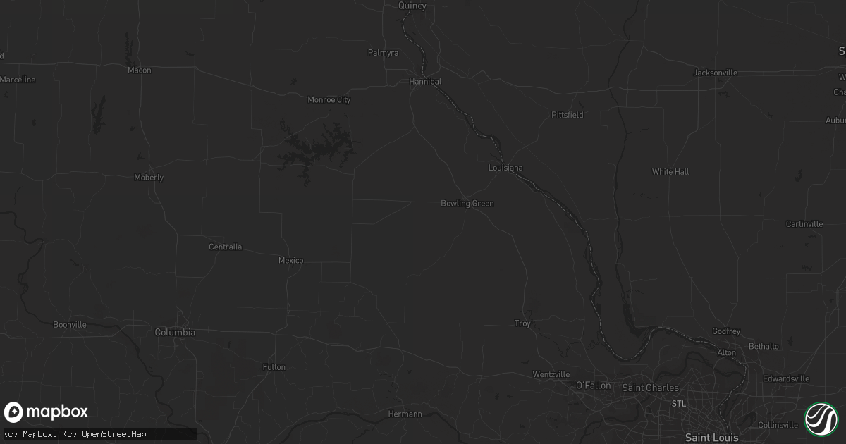 Hail map in Clarkesville, GA on June 3, 2011