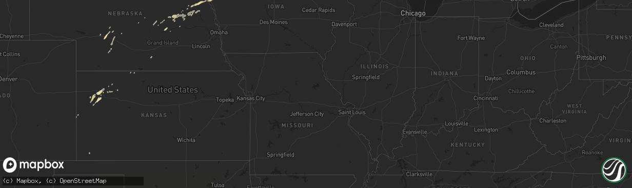Hail map in Georgia on June 3, 2011