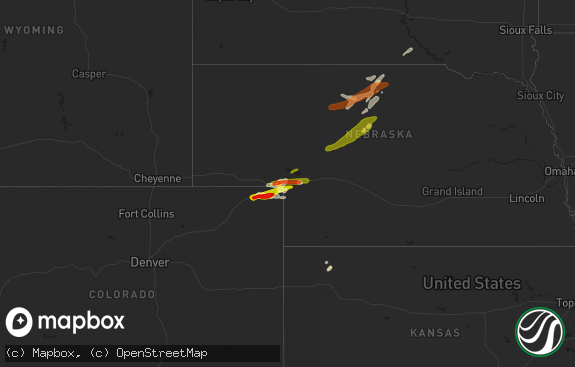 Hail map preview on 06-03-2013