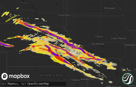 Hail map preview on 06-03-2014