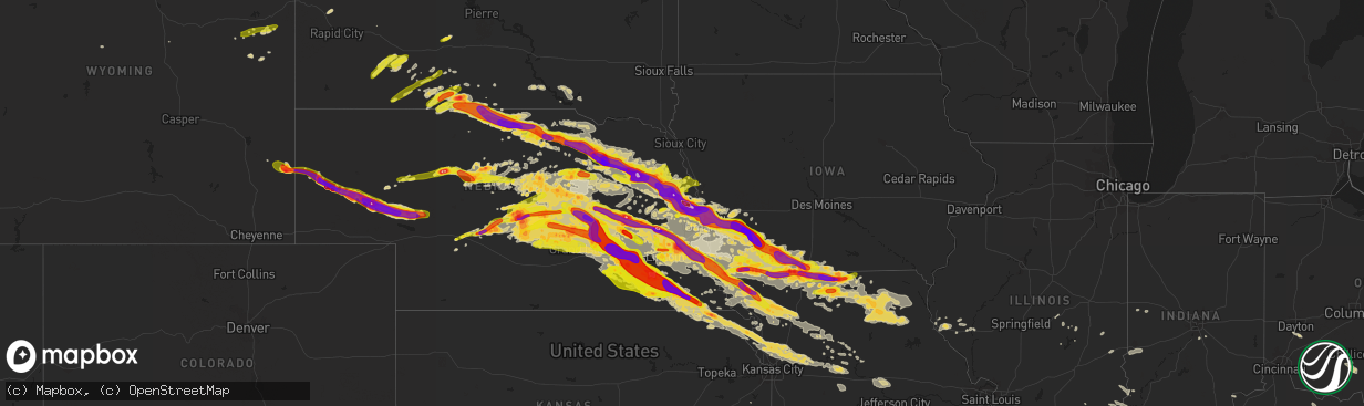 Interactive Hail Maps - Hail Map for Sidney, MT