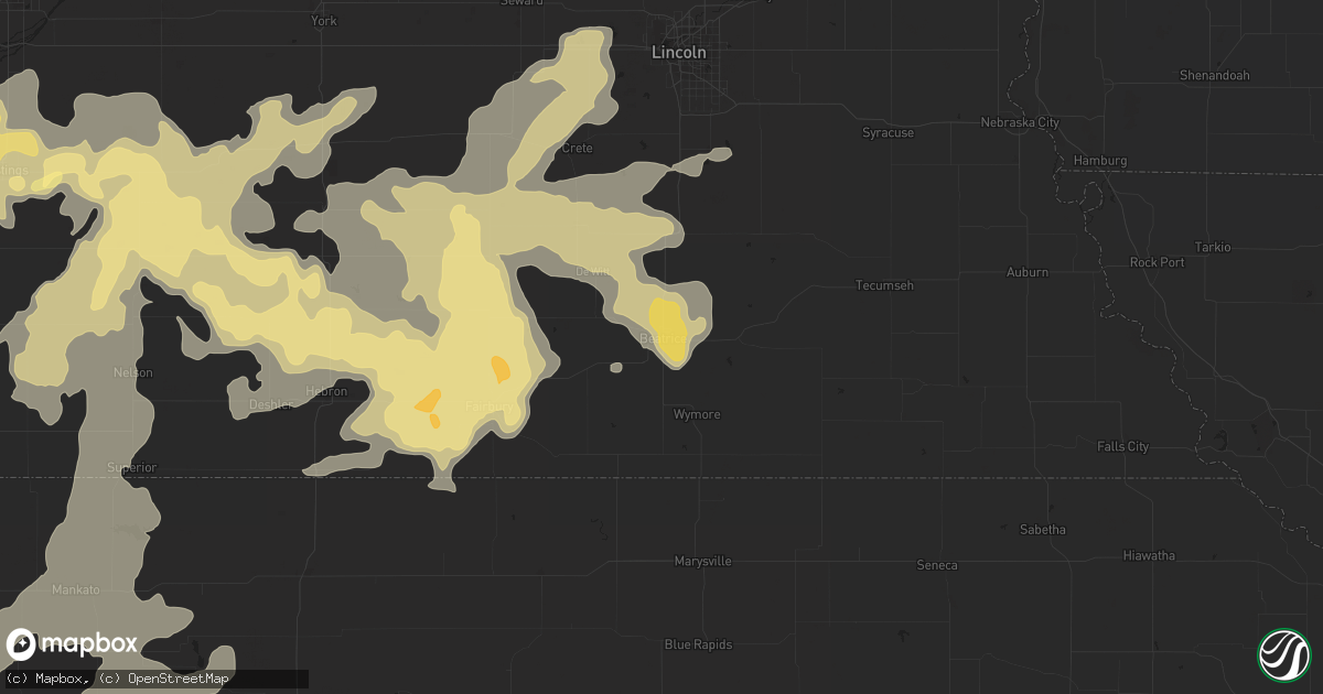 Hail map in Beatrice, NE on June 3, 2015