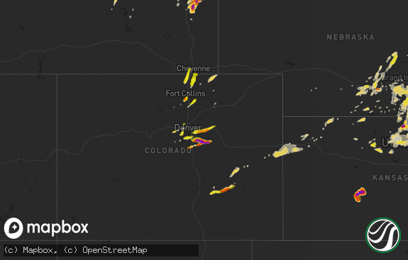 Hail map preview on 06-03-2015