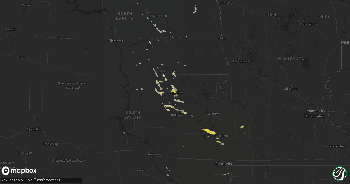 Hail map on June 3, 2016