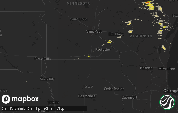 Hail map preview on 06-03-2017