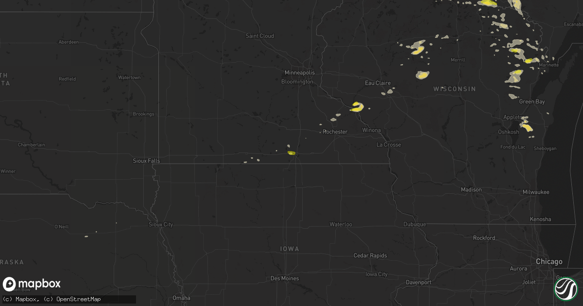 Hail map on June 3, 2017