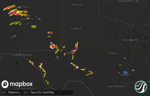 Hail map preview on 06-03-2018