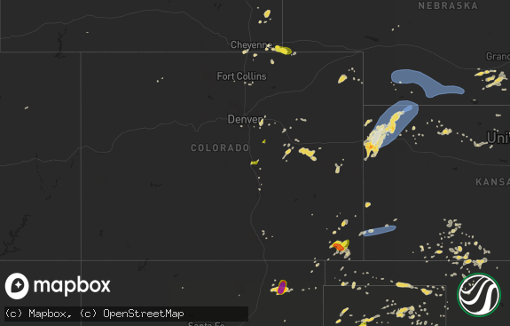 Hail map preview on 06-03-2019