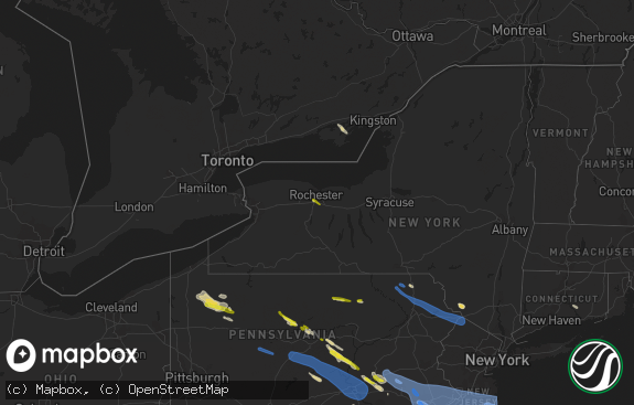 Hail map preview on 06-03-2020