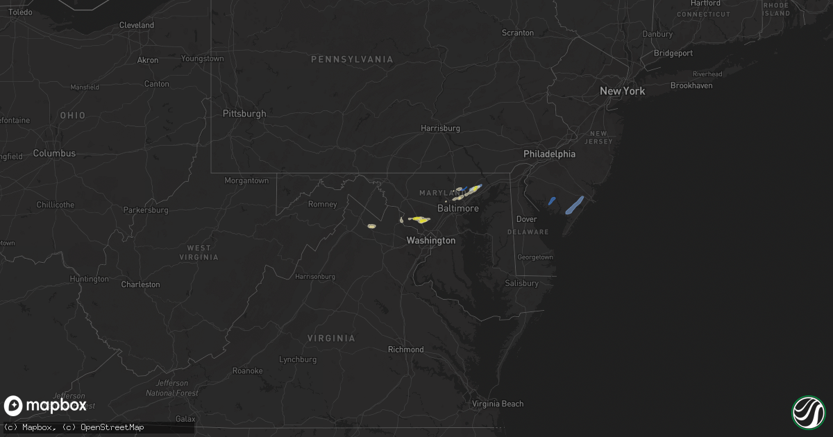 Hail map on June 3, 2021