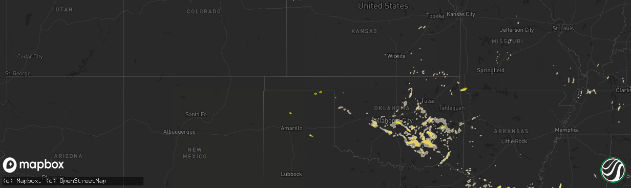 Hail map on June 3, 2024