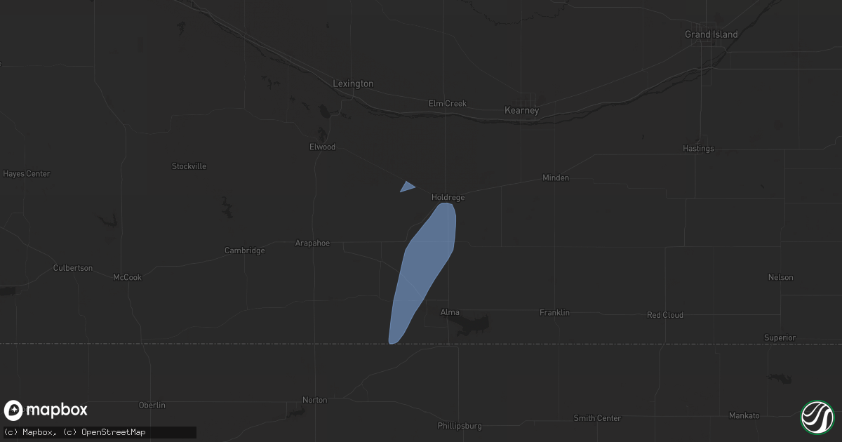 Hail map in Atlanta, NE on June 3, 2025