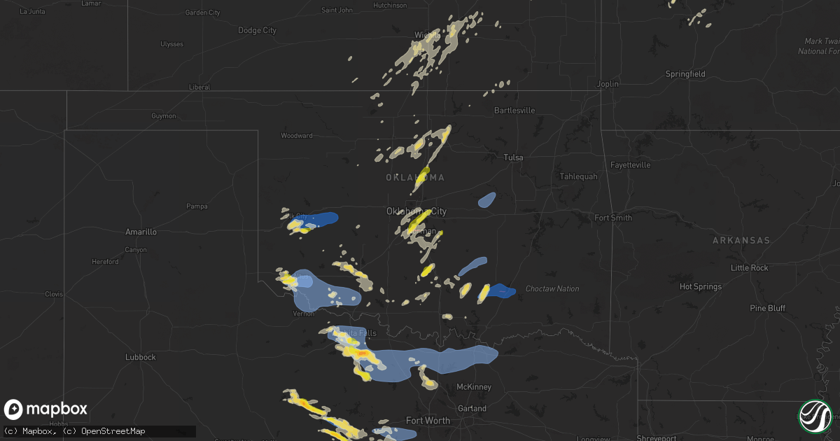 Hail map on June 3, 2025