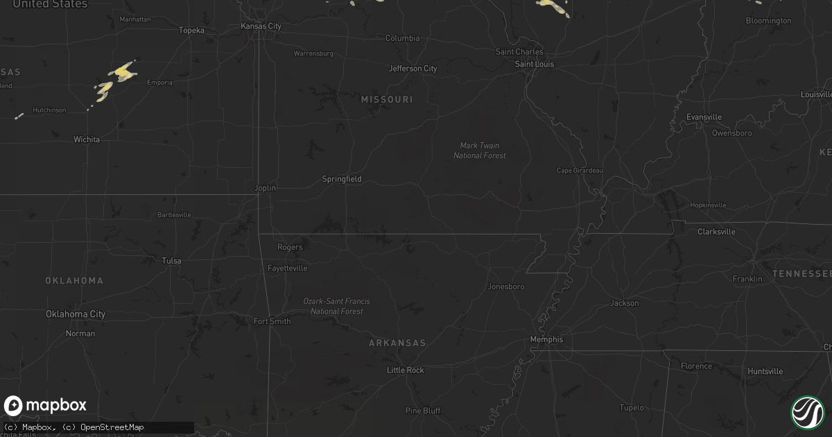 Hail map in Pennsylvania on June 4, 2011