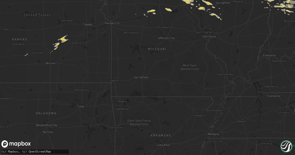 Hail map on June 4, 2011