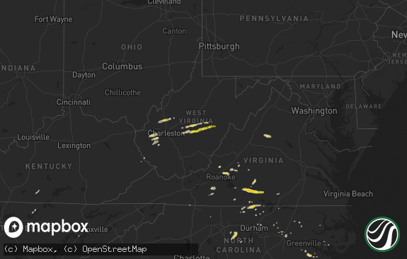 Hail map preview on 06-04-2016